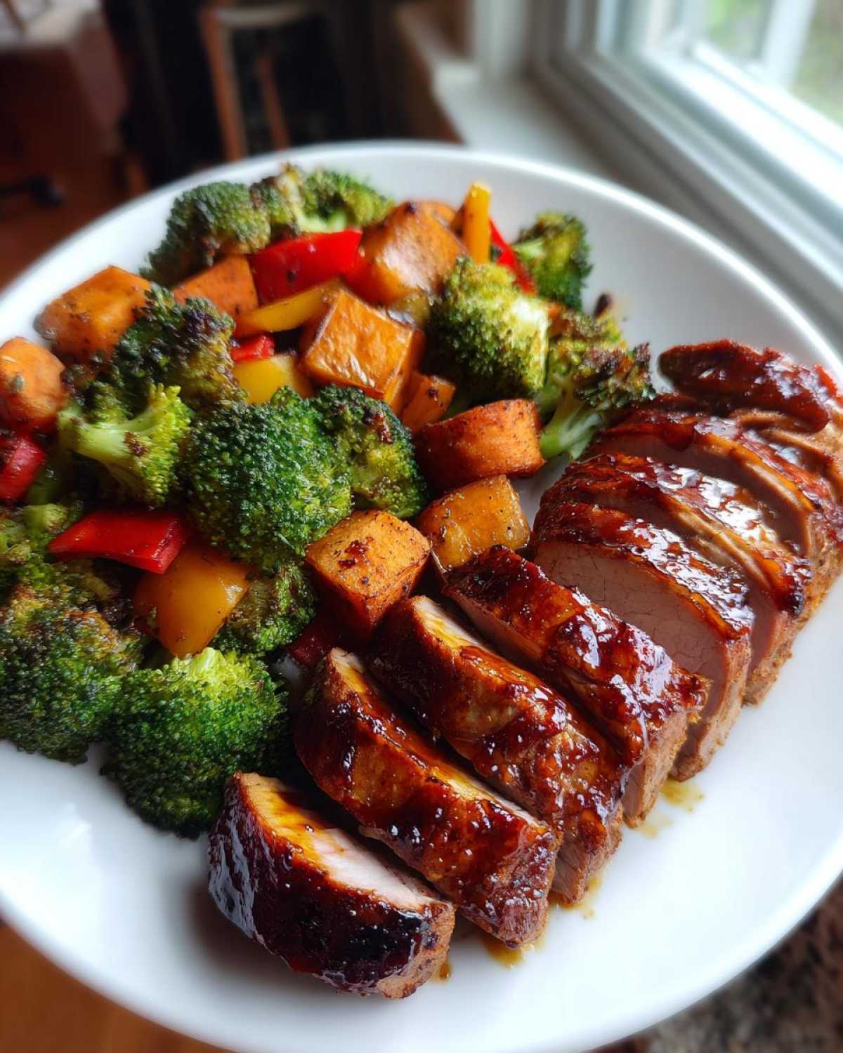 Honey-Glazed Pork Tenderloin & Veggies - detail 1