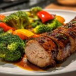 Honey-Glazed Pork Tenderloin & Veggies