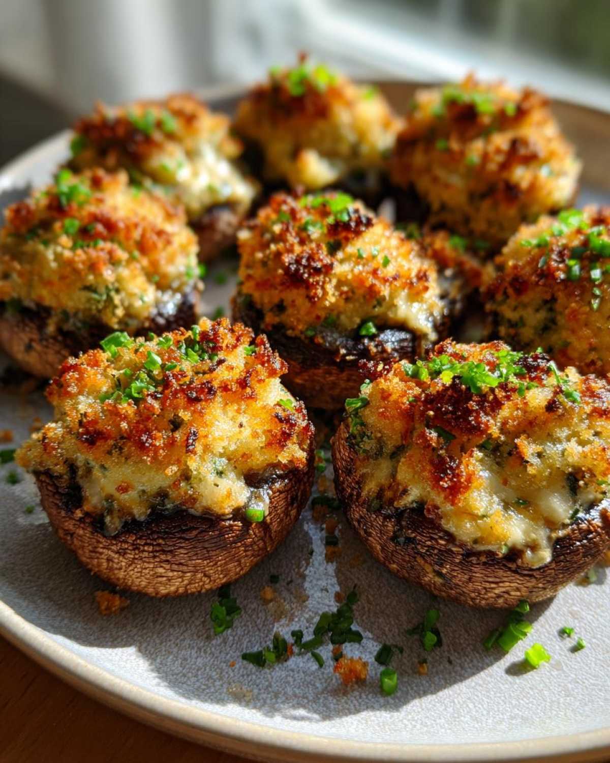 Jalapeño Popper Stuffed Mushrooms - detail 2