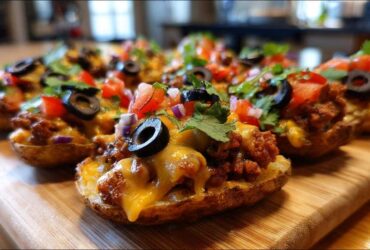 Loaded Nacho Potato Skins