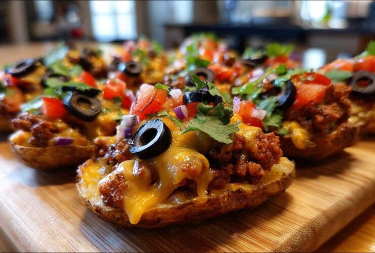 Loaded Nacho Potato Skins