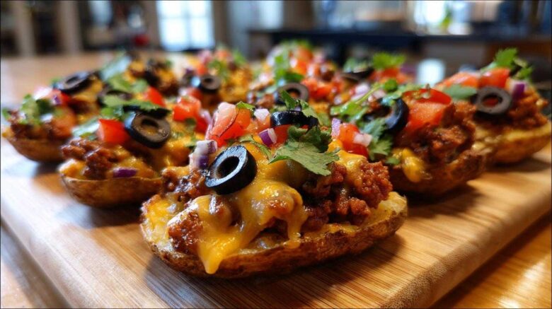 Loaded Nacho Potato Skins