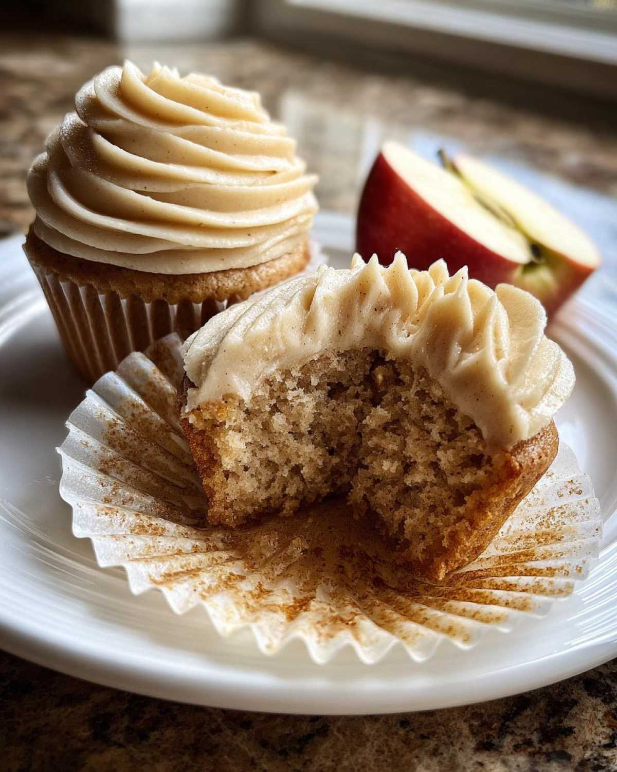 Maple Apple Cider Cupcakes - detail 1