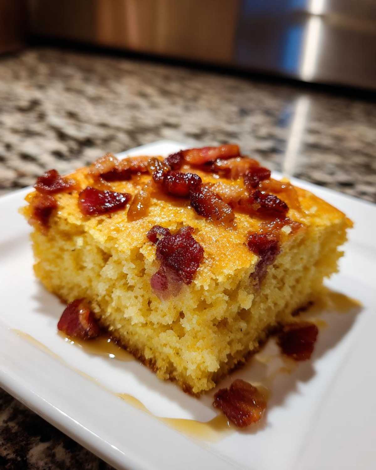 Maple Bacon Cornbread - detail 2