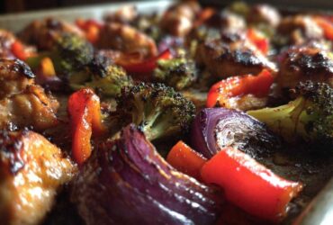 Maple-Dijon Sheet Pan Chicken & Veggies