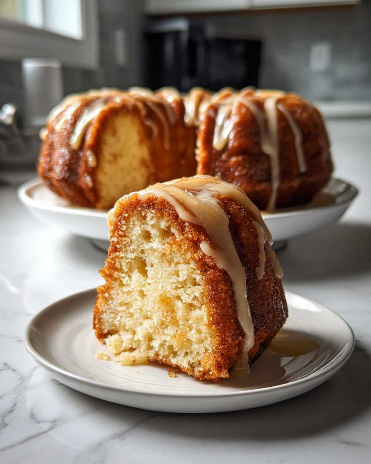 Maple Donut Bundt Cake - detail 1