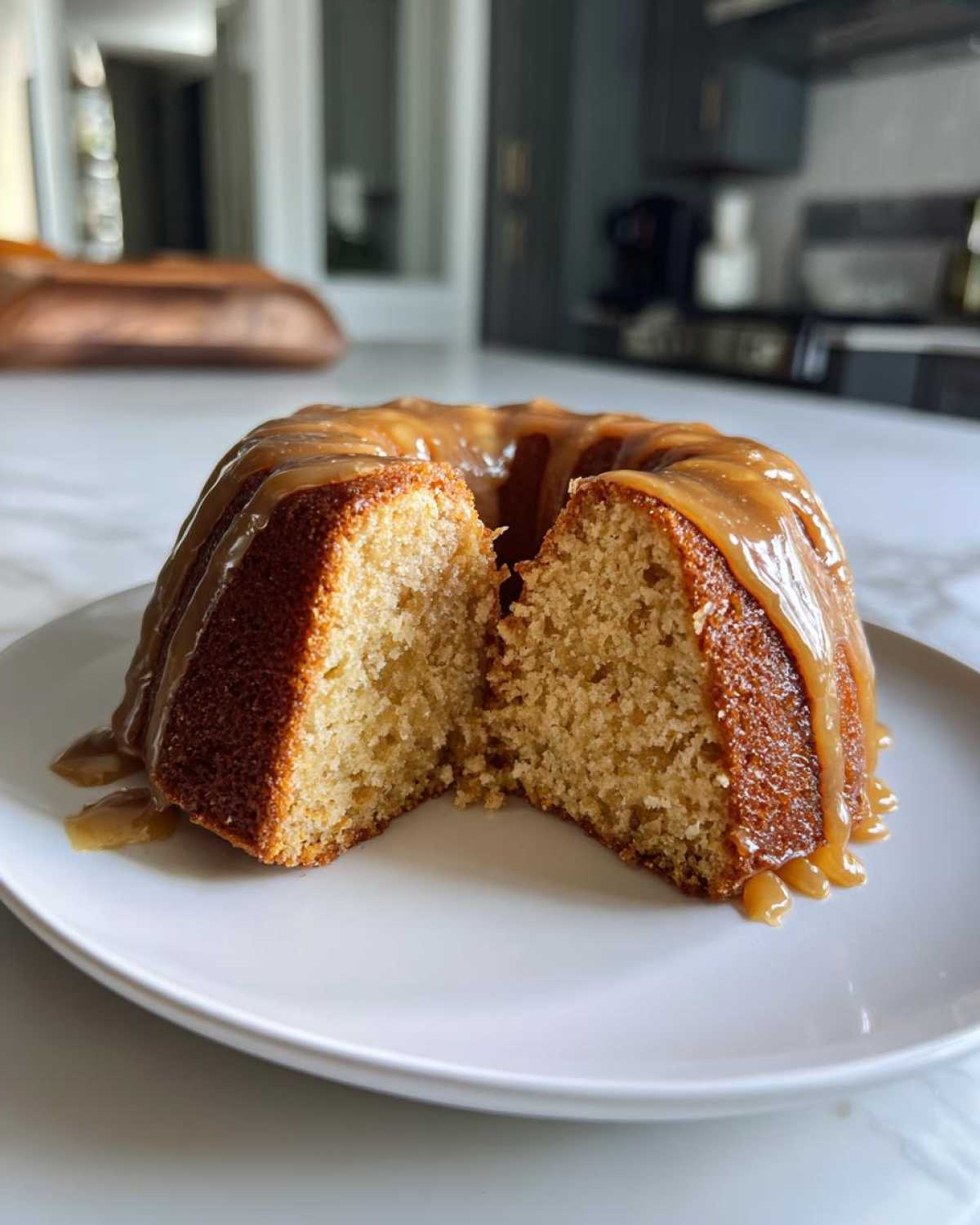 Maple Donut Bundt Cake - detail 3