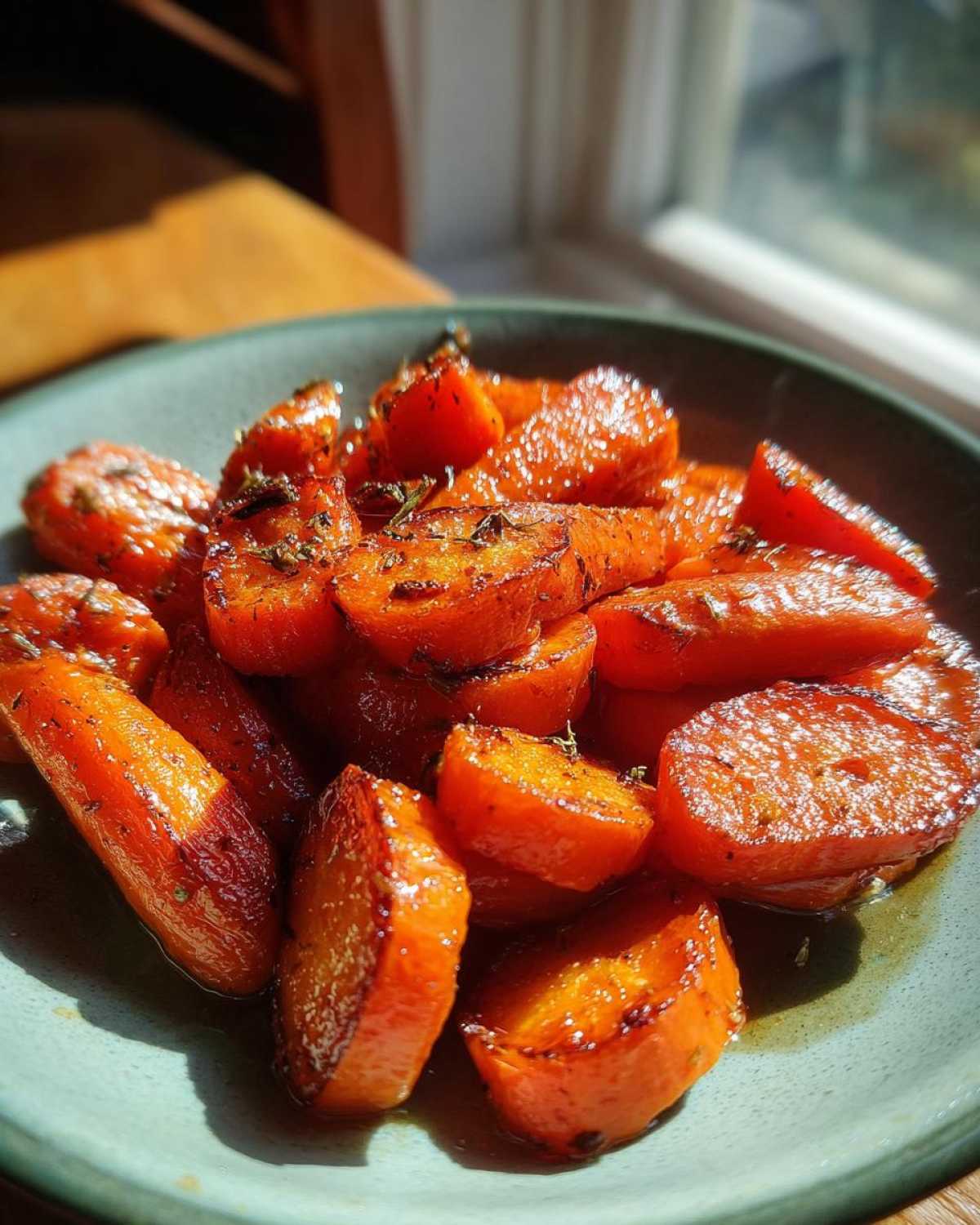 Maple Glazed Carrots - detail 2