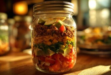 Mason Jar Taco Salad