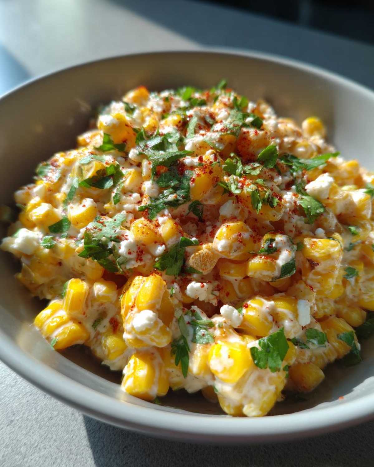 Mexican street corn salad - detail 1