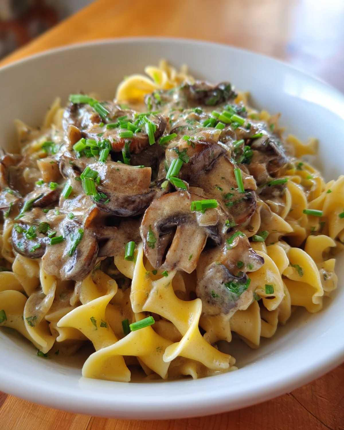 Mushroom Stroganoff - detail 1