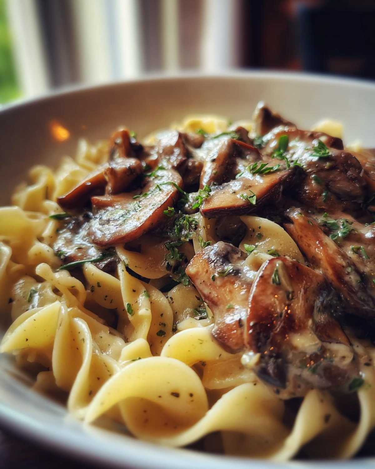 Mushroom Stroganoff - detail 3