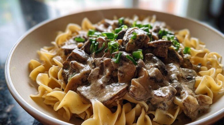 Mushroom Stroganoff