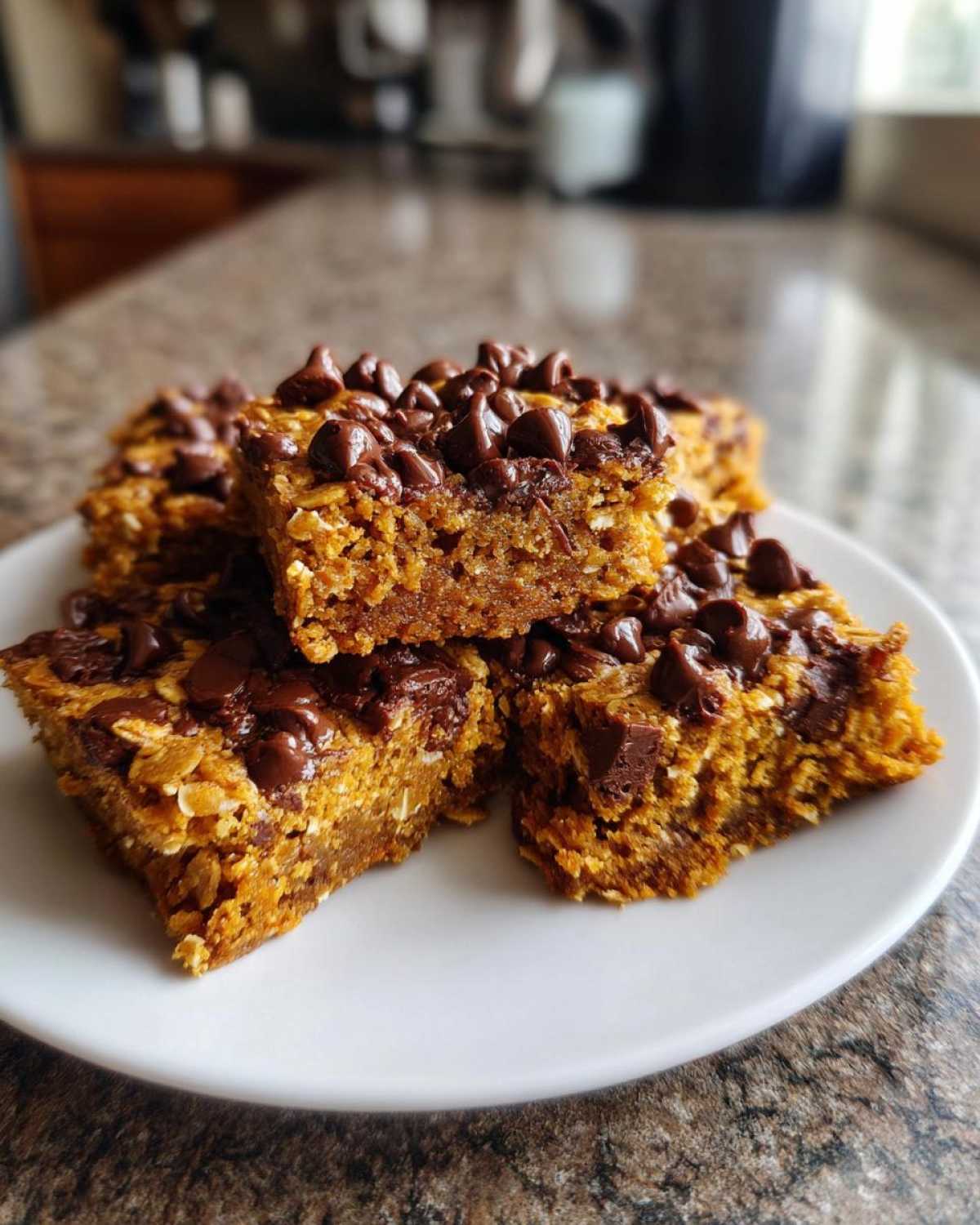 Oatmeal Chocolate Chip Pumpkin Bars - detail 2