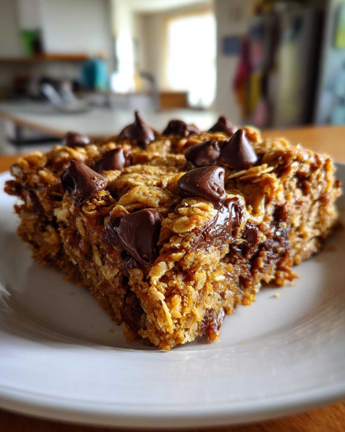 Oatmeal Chocolate Chip Pumpkin Bars - detail 3