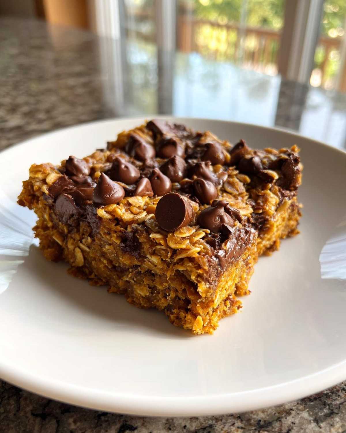 Oatmeal Chocolate Chip Pumpkin Bars - detail 4