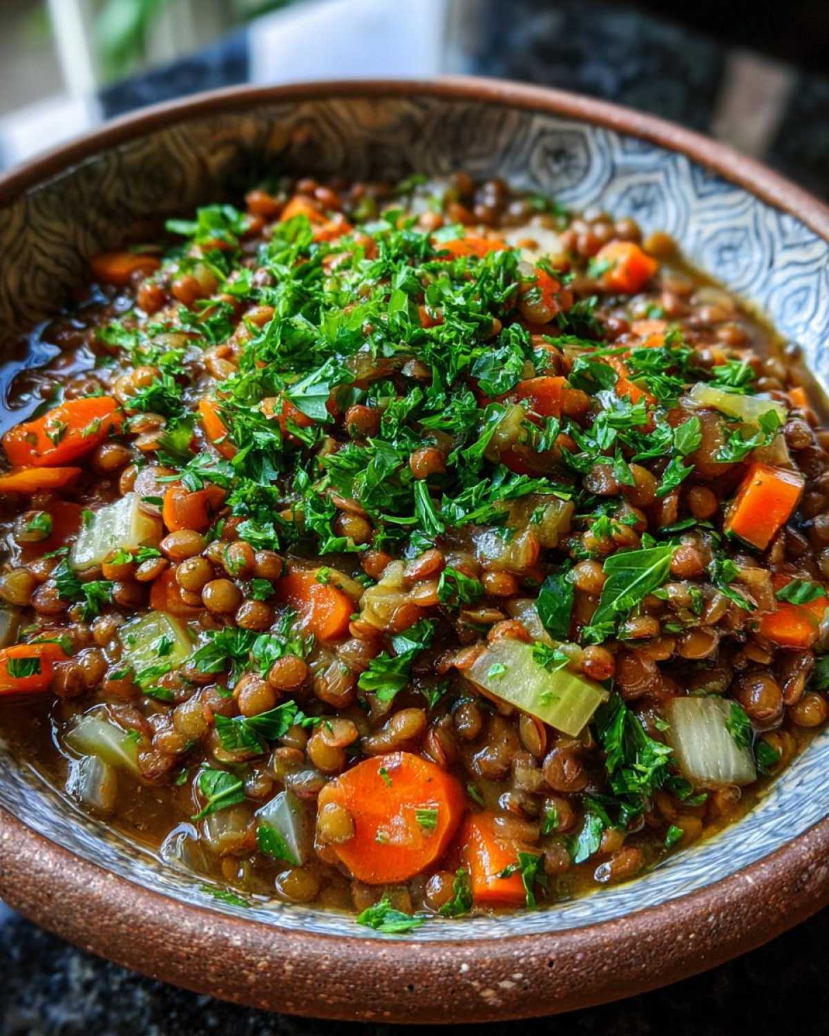 One-Pot Lentil Stew - detail 2