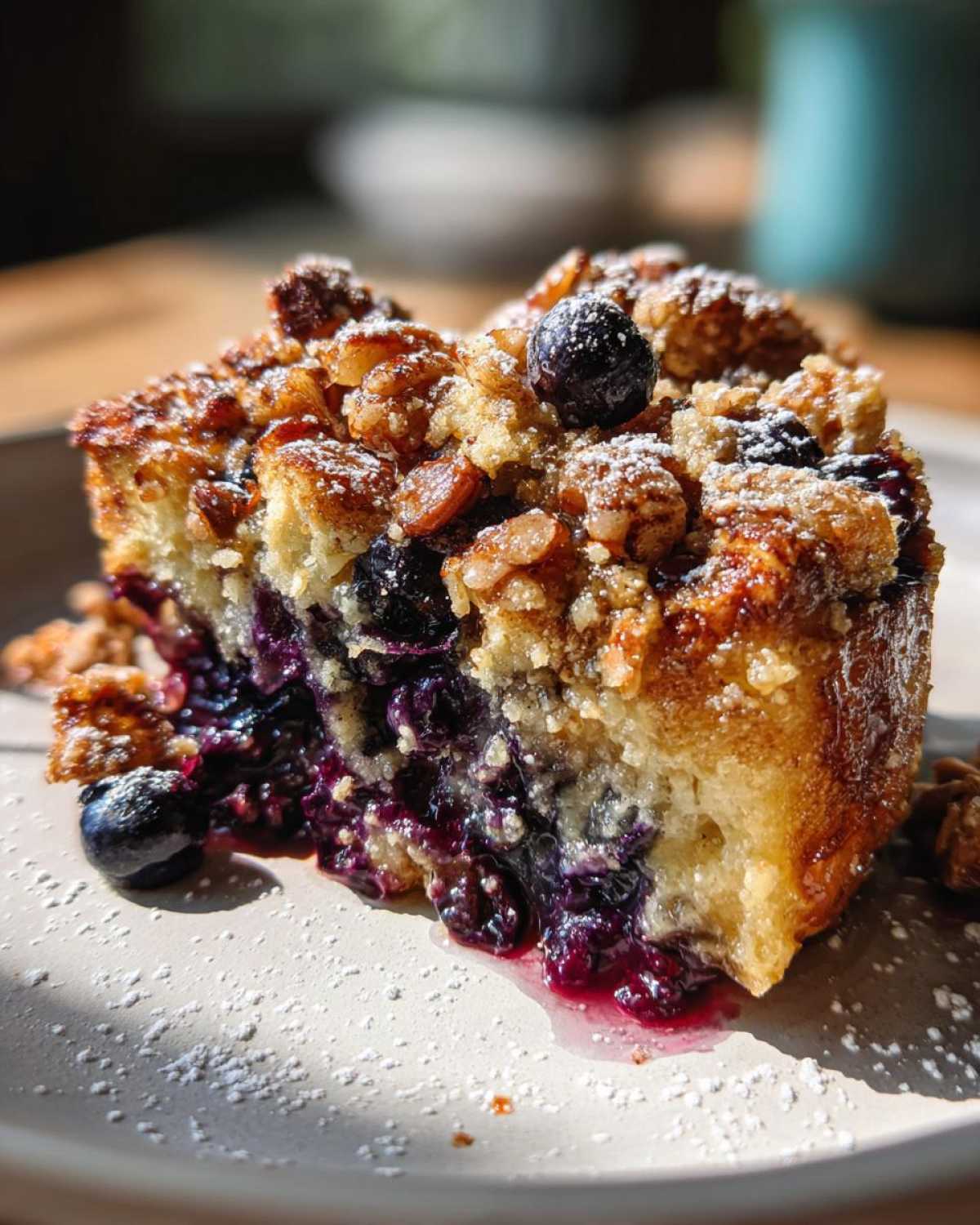 Overnight Blueberry Almond French Toast Bake - detail 1