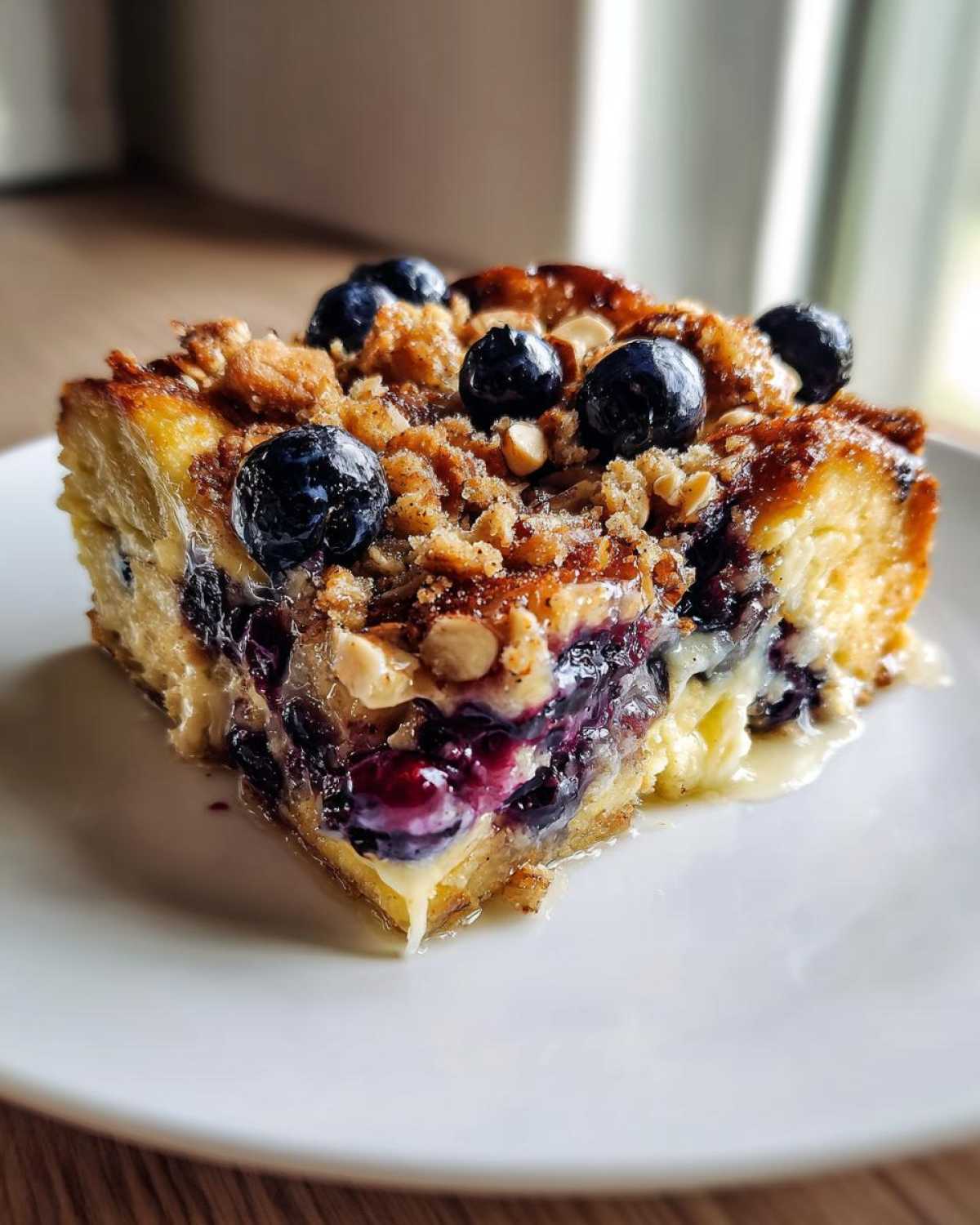 Overnight Blueberry Almond French Toast Bake - detail 2