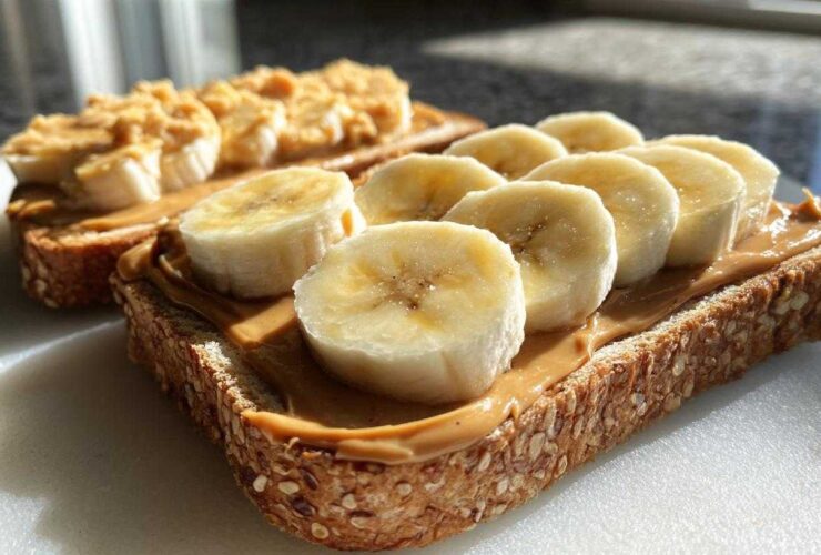 Peanut Butter Banana Protein Toast