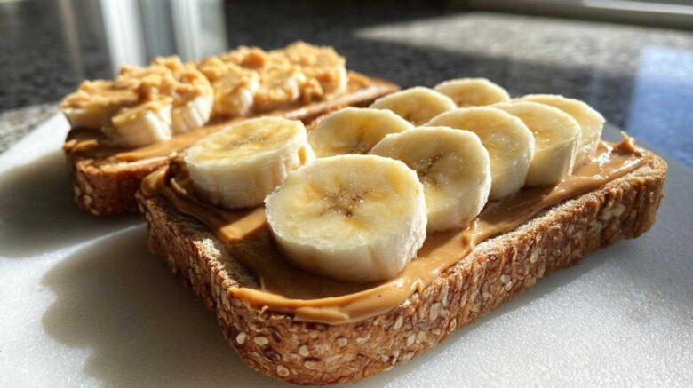 Peanut Butter Banana Protein Toast