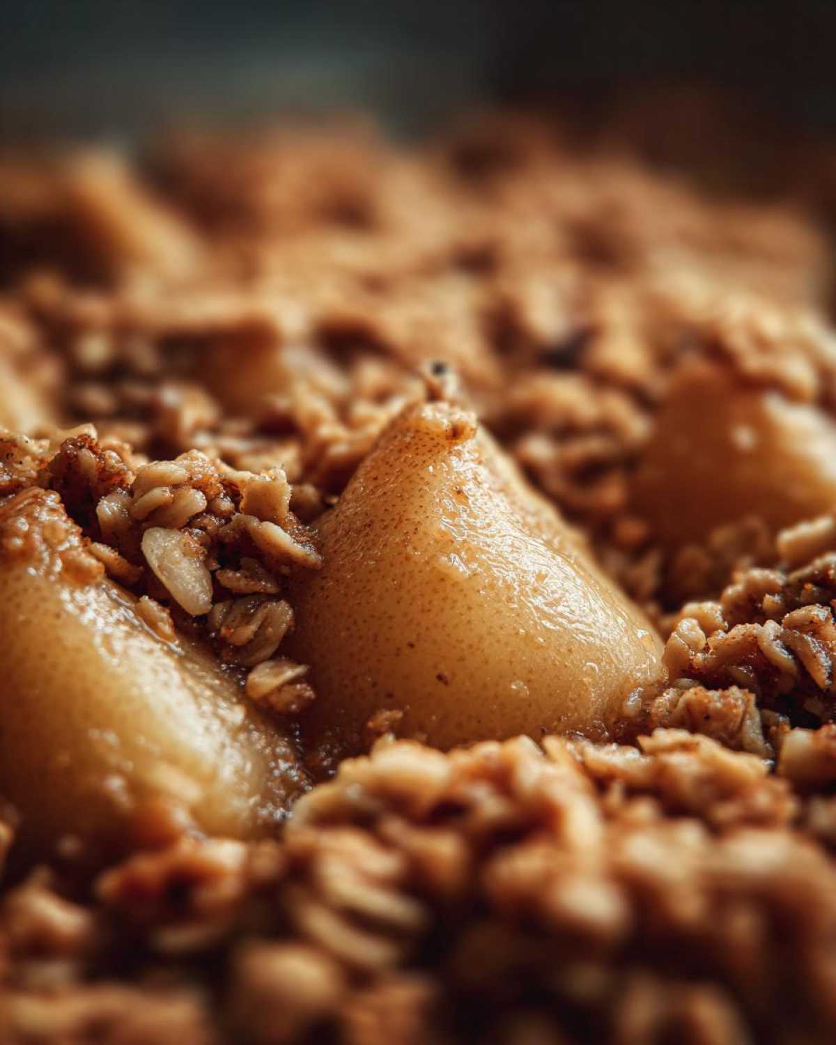 Pear Walnut Crumble - detail 2