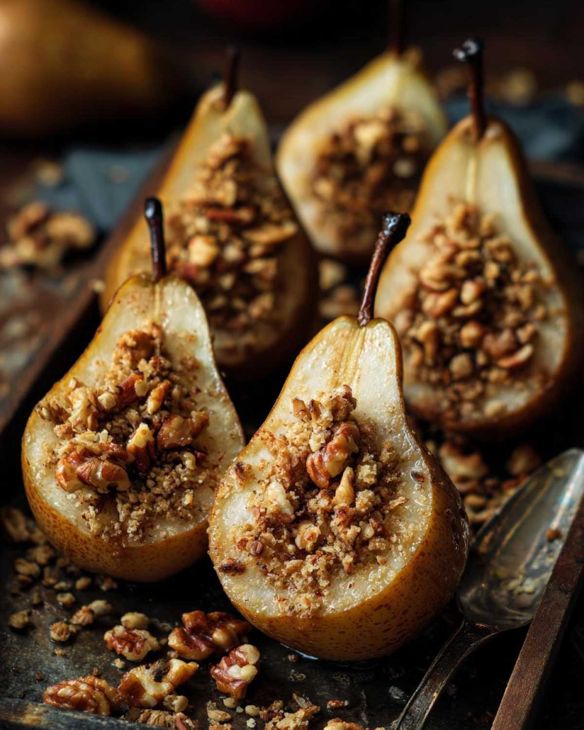 Pear Walnut Crumble - detail 4