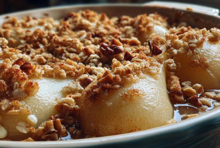 Pear Walnut Crumble