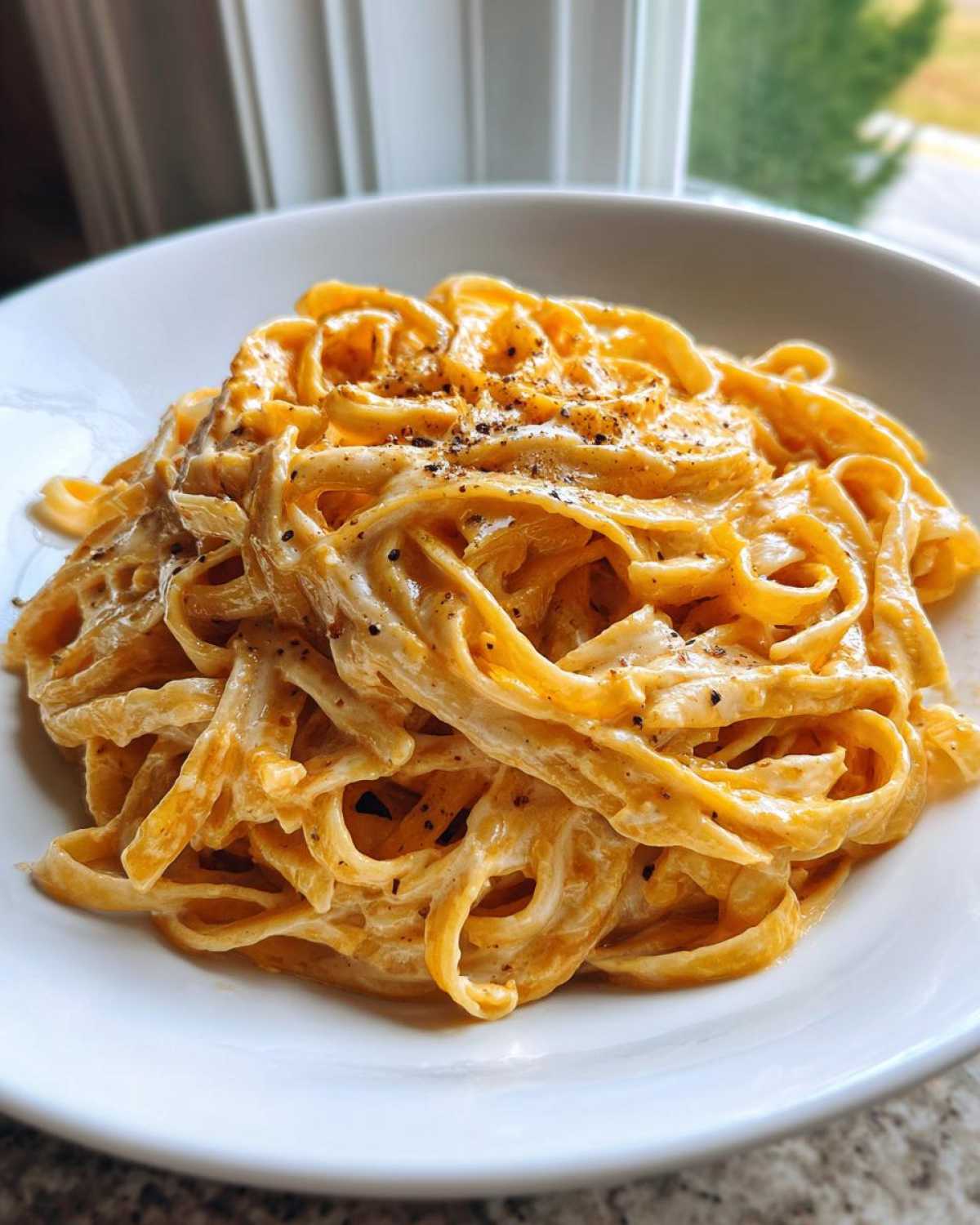 Pumpkin Alfredo Pasta - detail 1