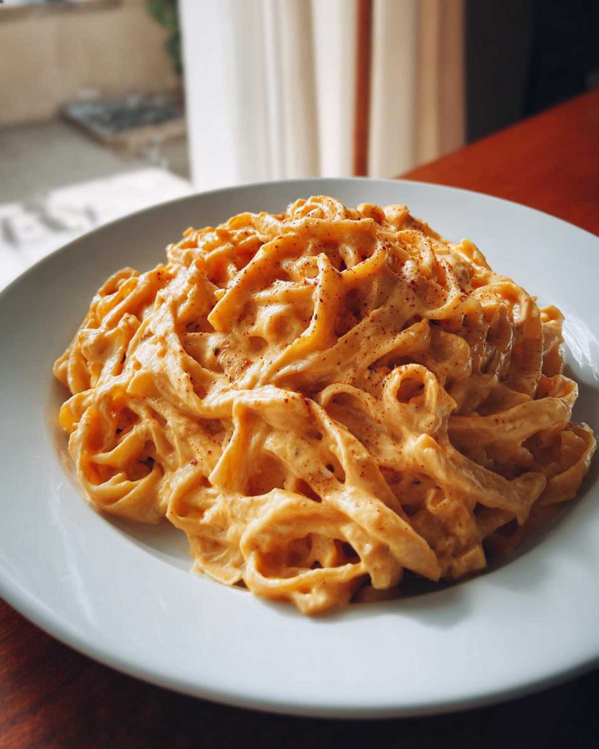 Pumpkin Alfredo Pasta - detail 3