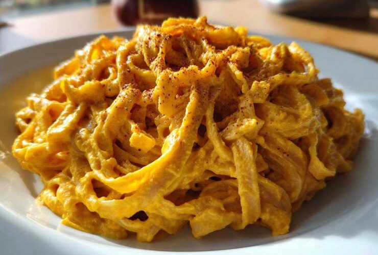Pumpkin Alfredo Pasta