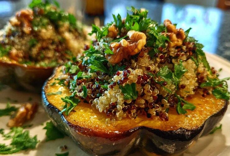 Quinoa Stuffed Acorn Squash