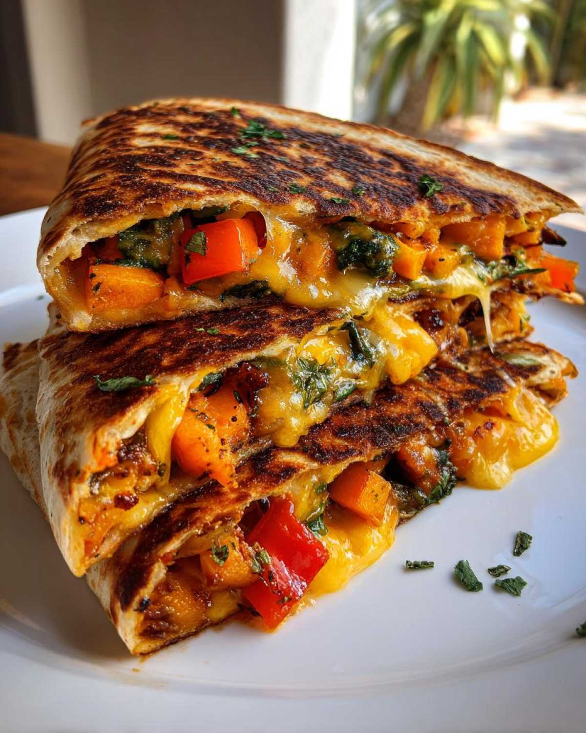 Roasted Veggie Quesadillas - detail 3