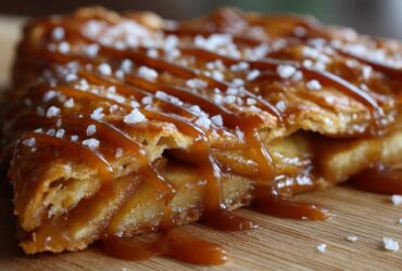 Salted Caramel Apple Galette