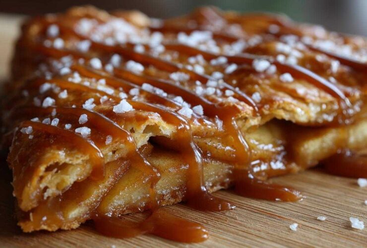 Salted Caramel Apple Galette
