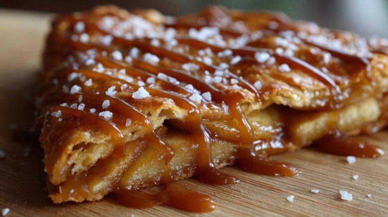 Salted Caramel Apple Galette