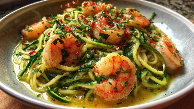 Shrimp Scampi Zoodles