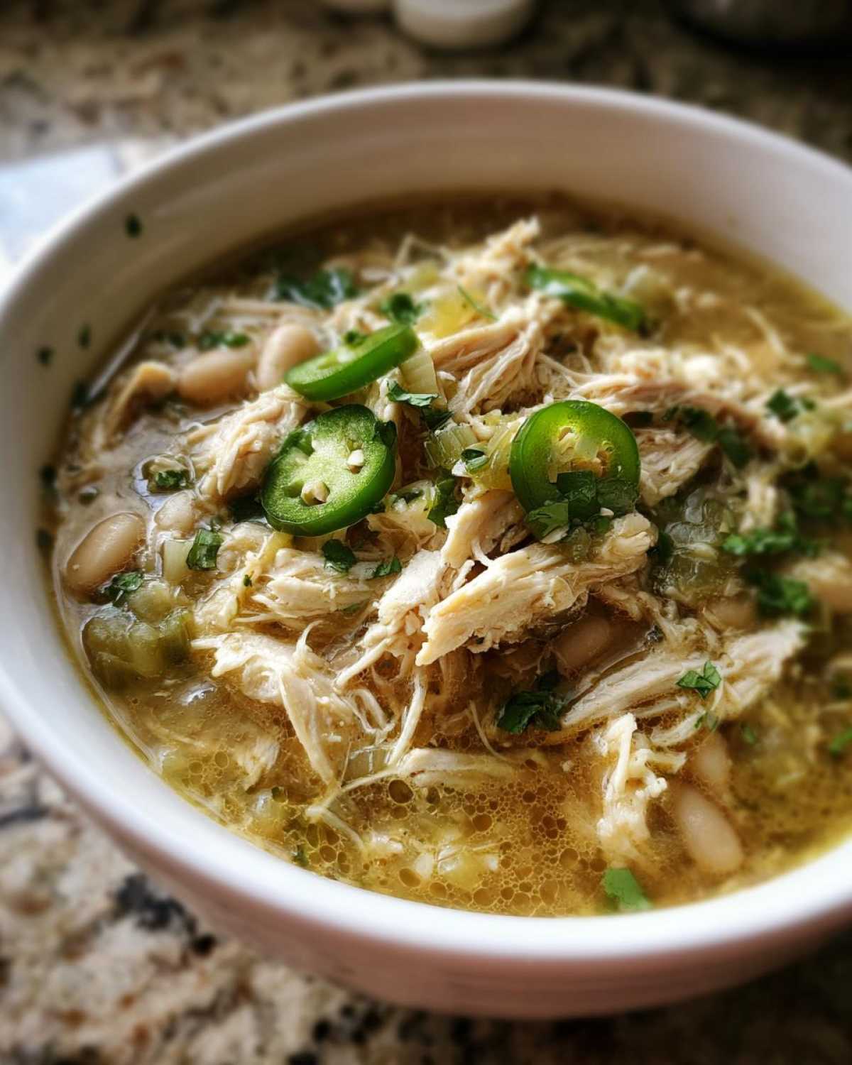 Slow Cooker White Chicken Chili - detail 1