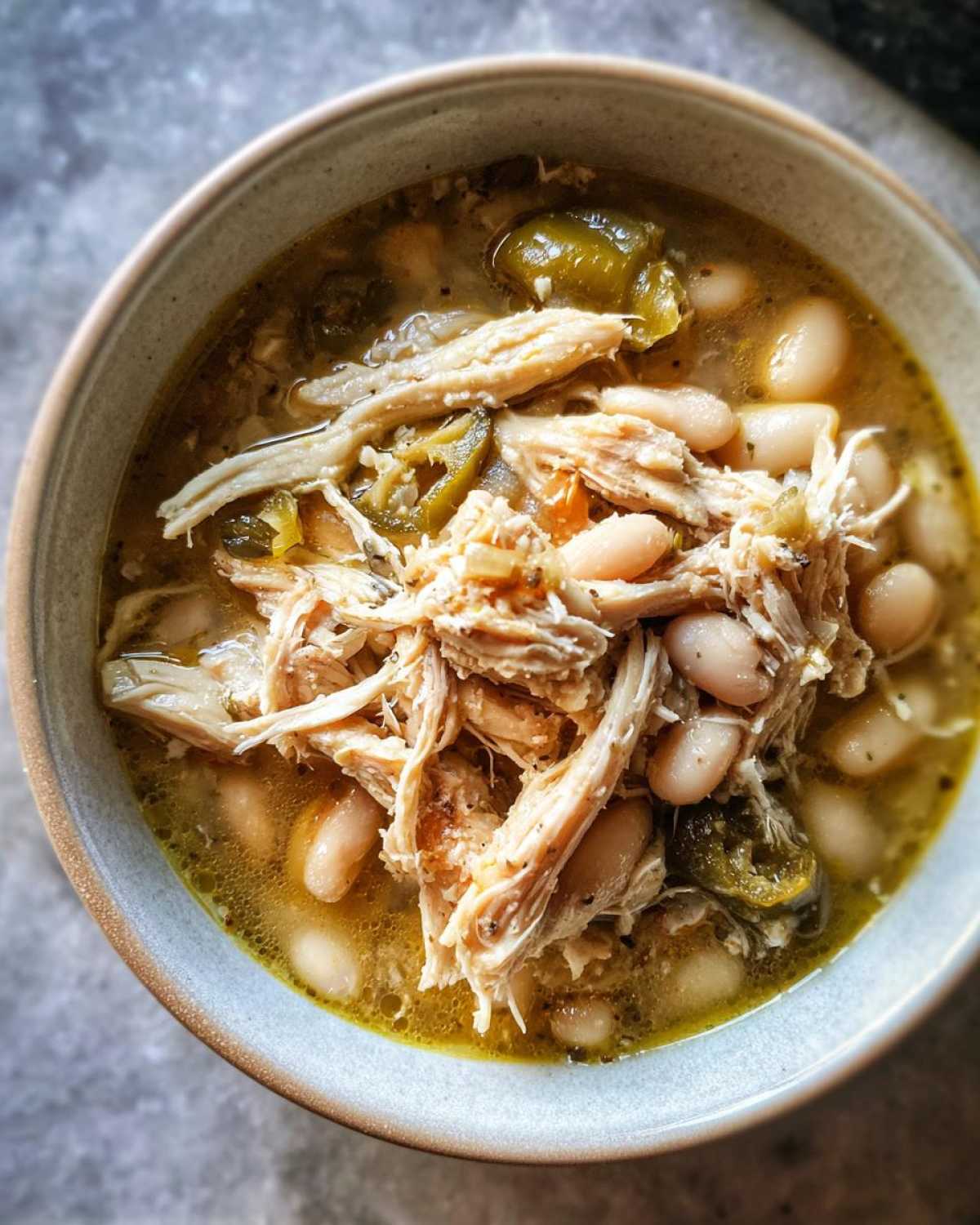 Slow Cooker White Chicken Chili - detail 3