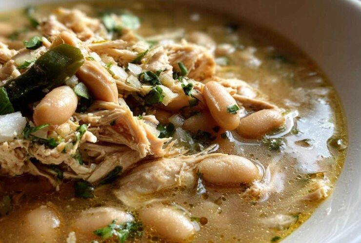 Slow Cooker White Chicken Chili