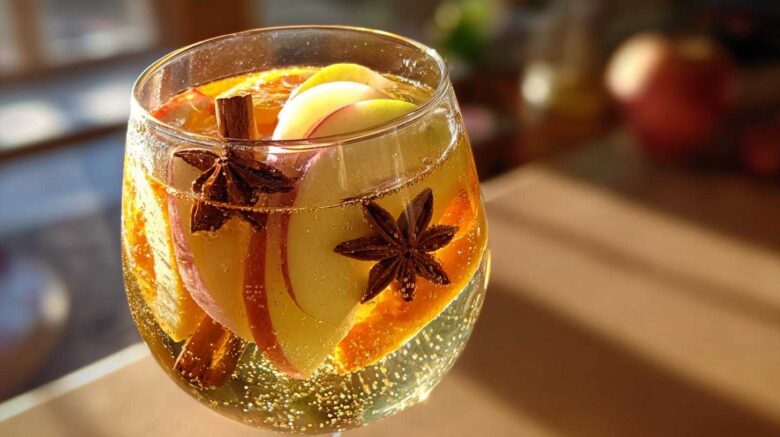 Sparkling Apple Cider Sangria