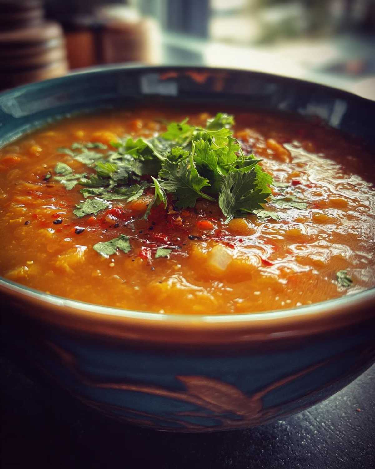 Spicy Lentil Soup - detail 1