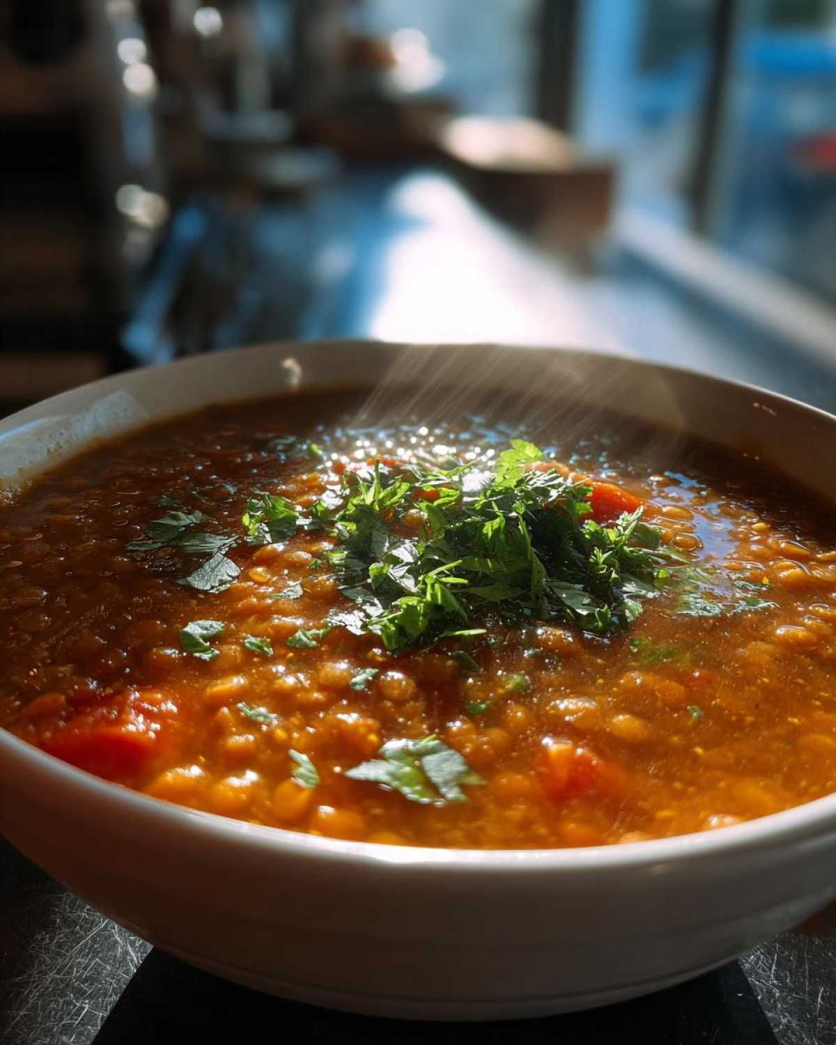Spicy Lentil Soup - detail 2