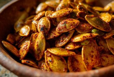 Spicy Roasted Pumpkin Seeds