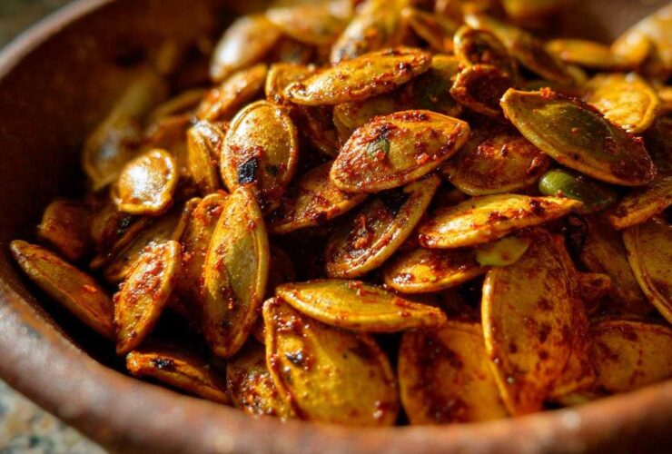 Spicy Roasted Pumpkin Seeds