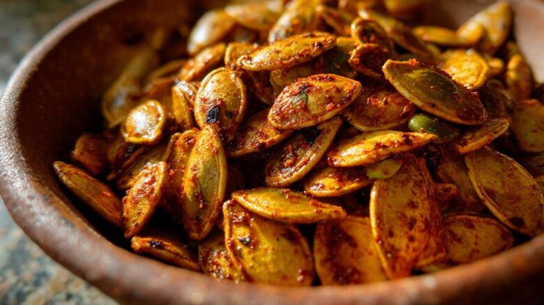 Spicy Roasted Pumpkin Seeds