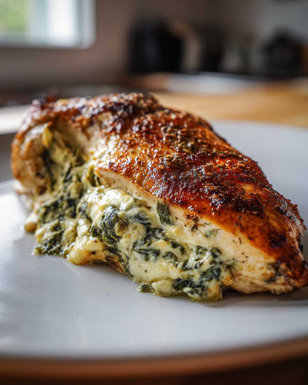 Spinach Artichoke Stuffed Chicken - detail 3