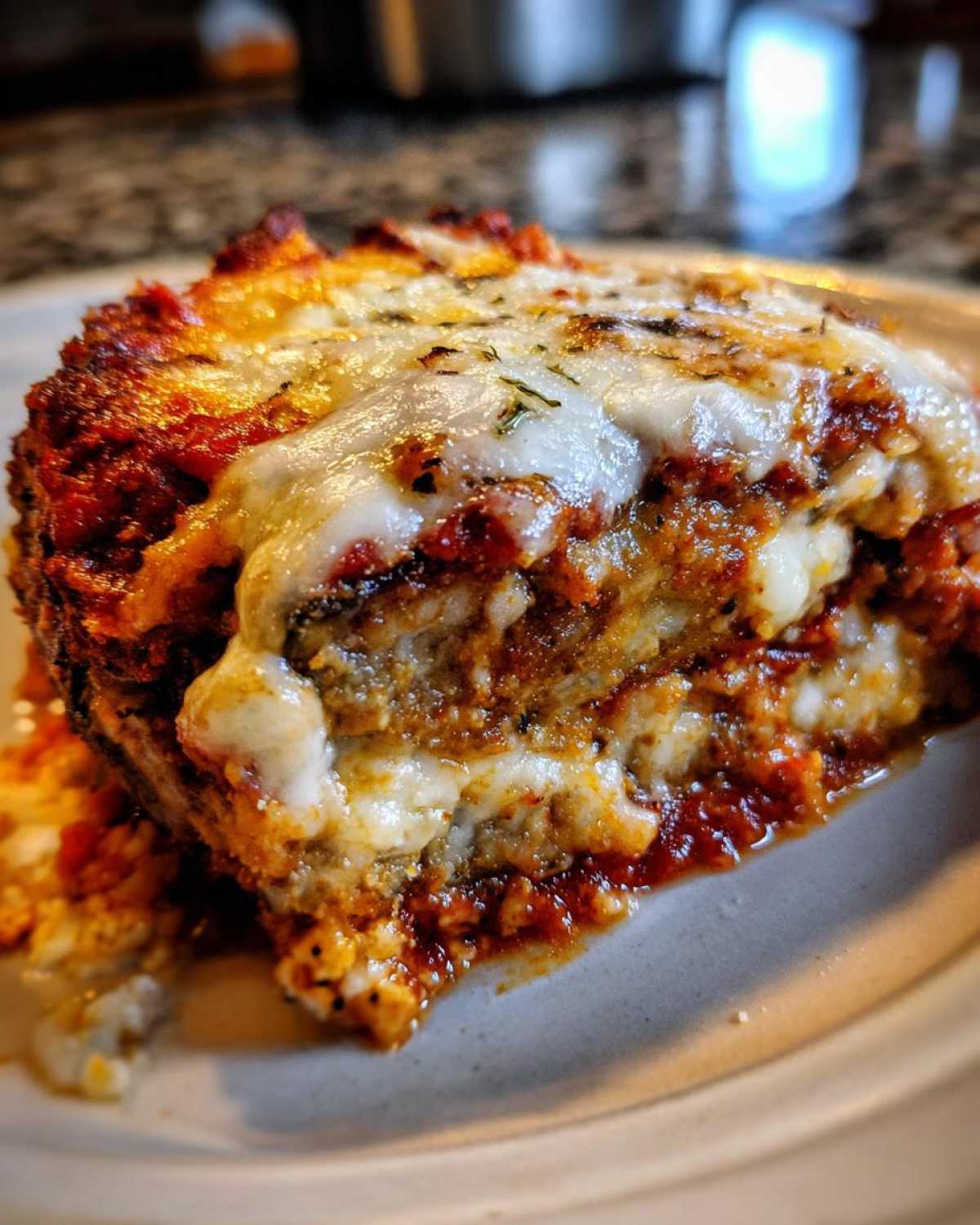 Stuffed Eggplant Parmesan - detail 2