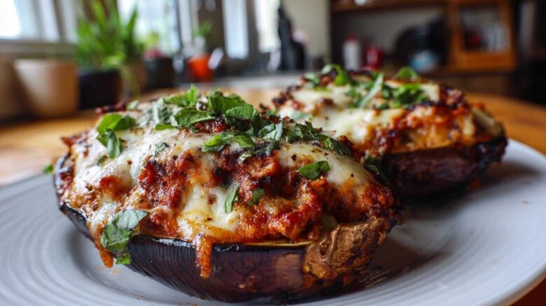 Stuffed Eggplant Parmesan