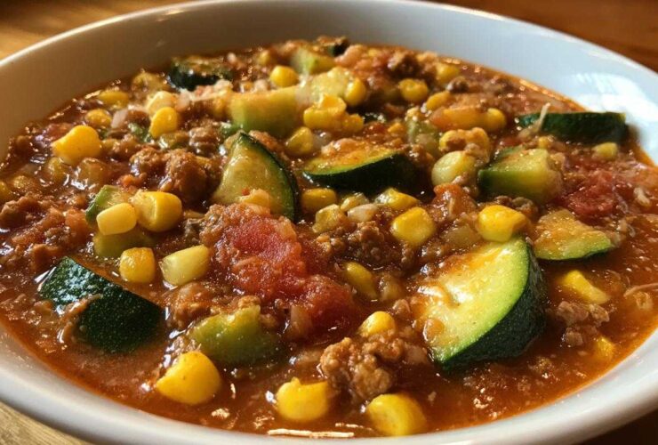 Summer Harvest Chili (Zucchini & Corn)